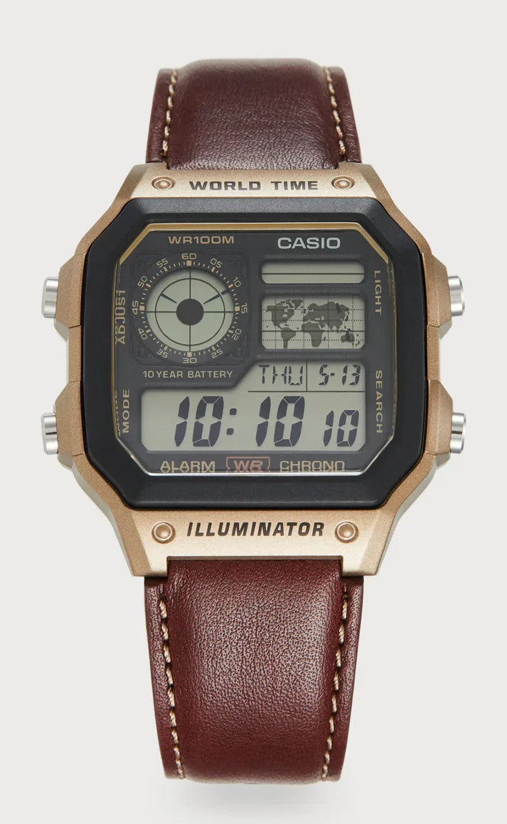 CASIO AE 1200 LEATHER